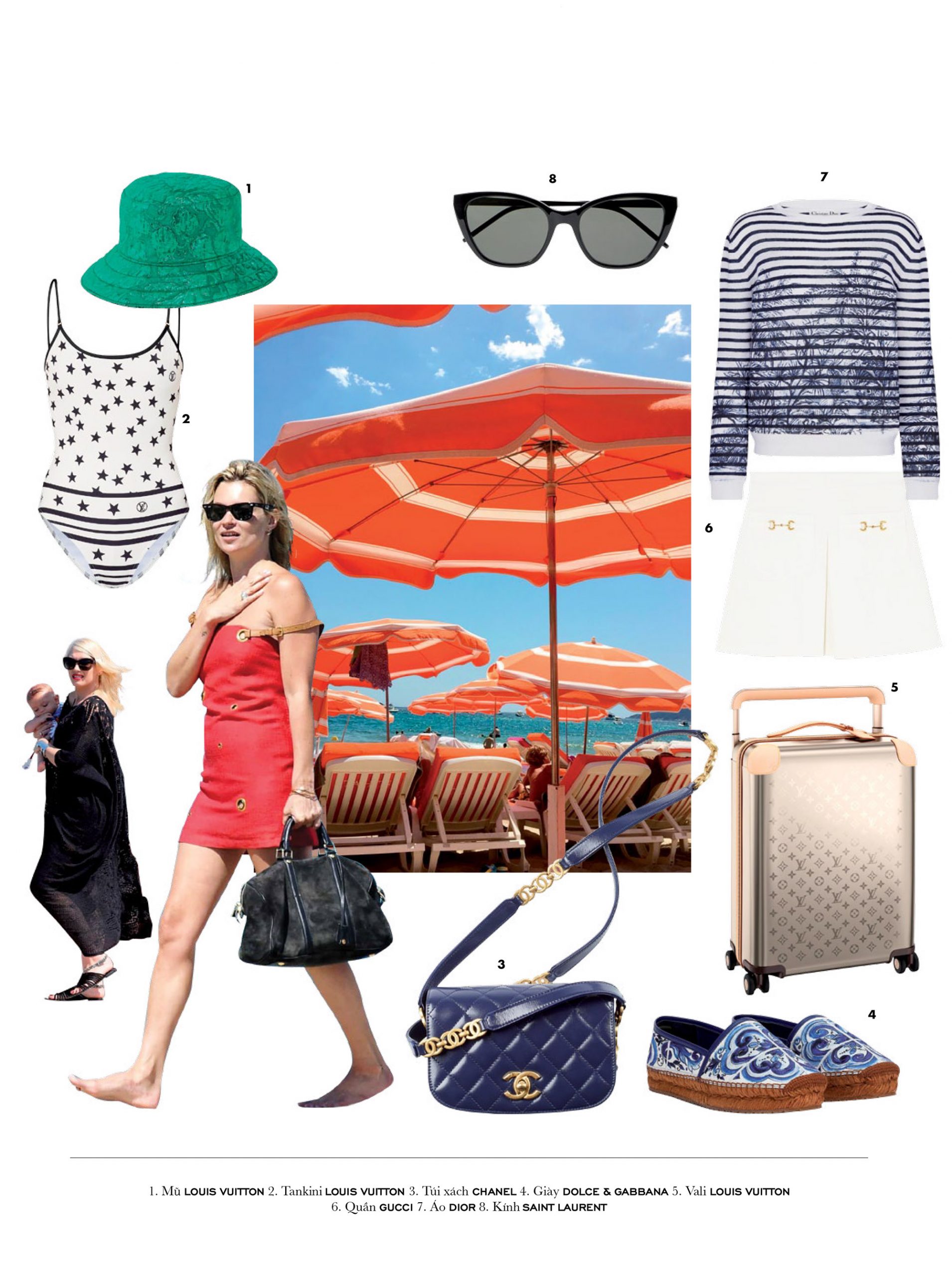 trang phuc saint tropez phap scaled - Từ Bali đến Saint Tropez, đi tìm cảm hứng thời trang từ các bãi biển nổi tiếng thế giới