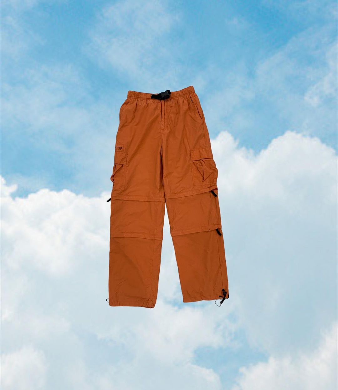 quần cargo vintage màu cam
