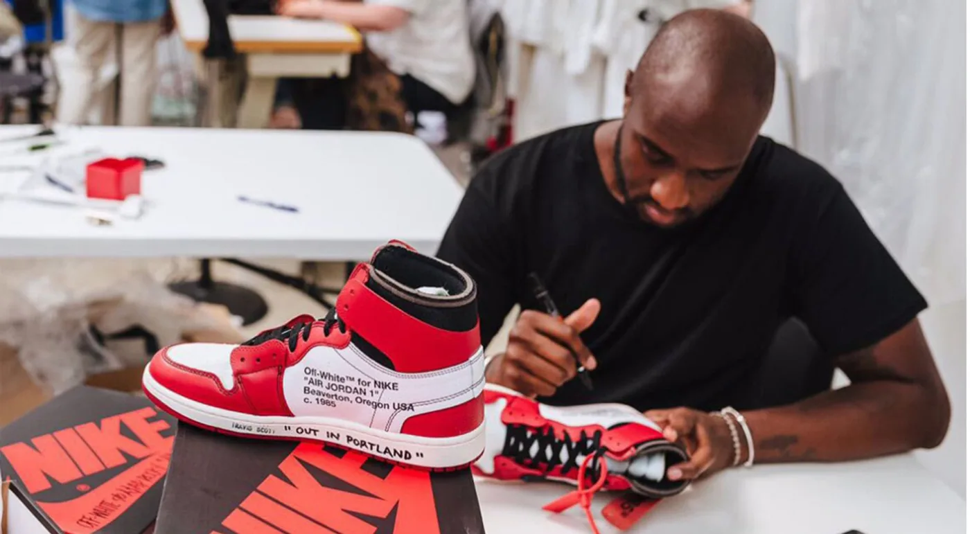 virgil abloh kí giày nike jordan x off white