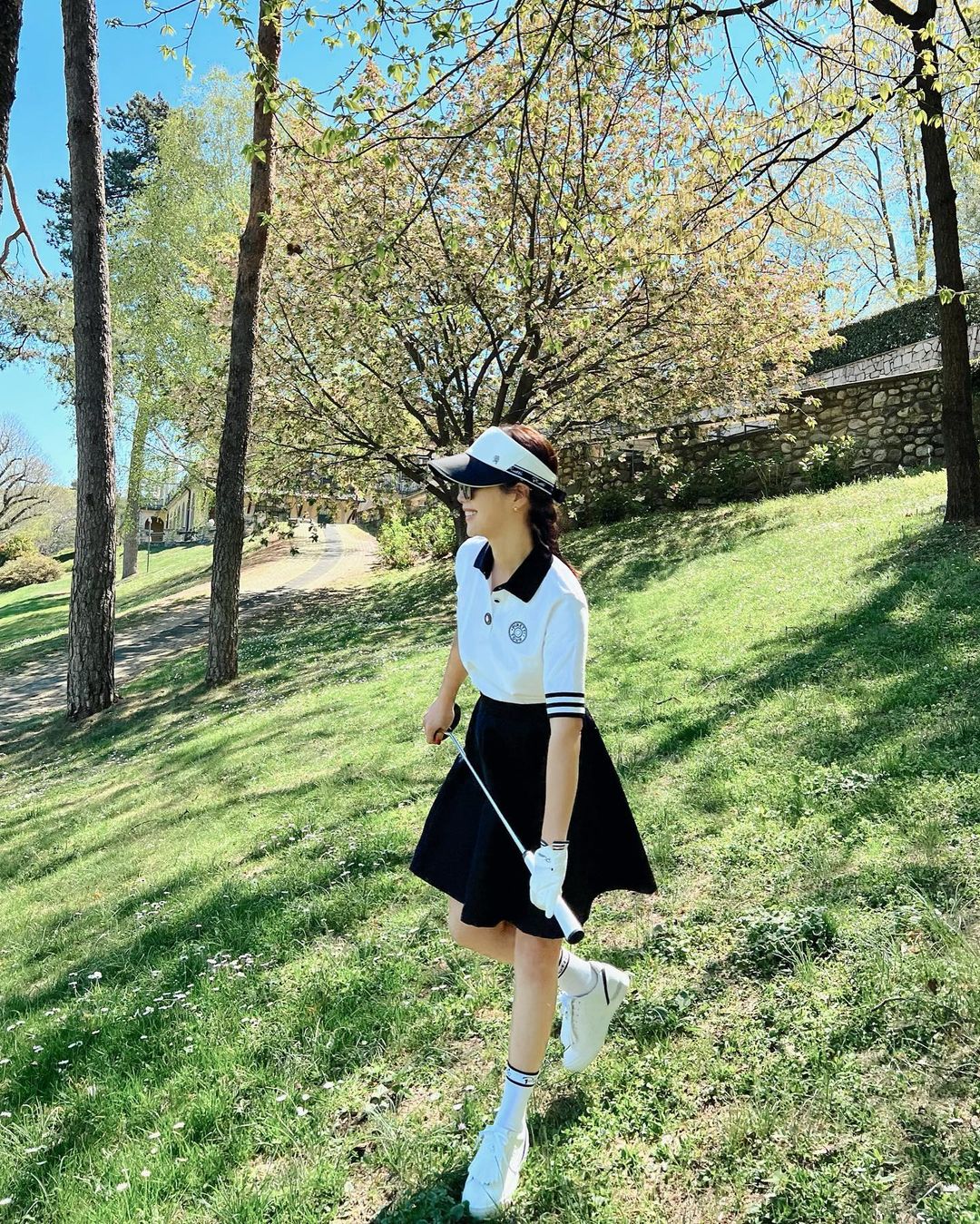 thời trang golf của diễn viên Hàn Quốc