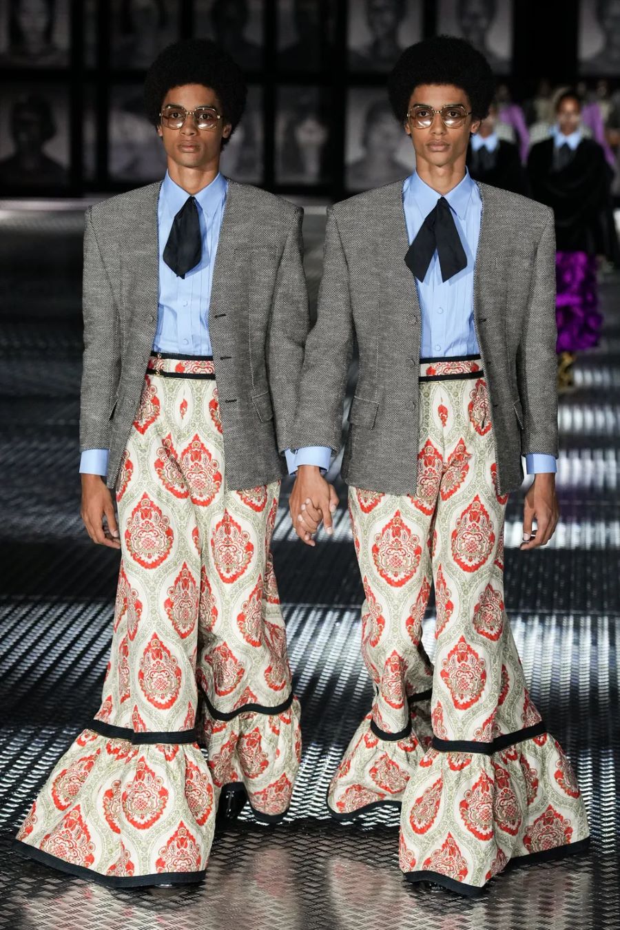 gg xuan he 2023 look 55 - Gucci Xuân-Hè 2023: Ý niệm về tính độc bản trong sự đối ngẫu của Alessandro Michele