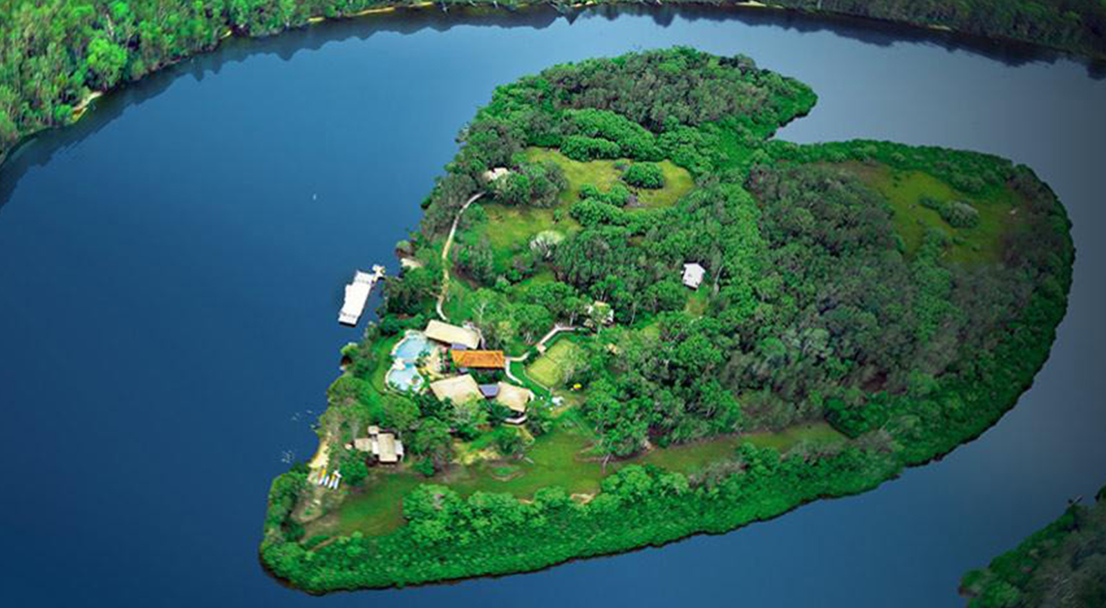 đảo Makepeace hình trái tim ở Úc