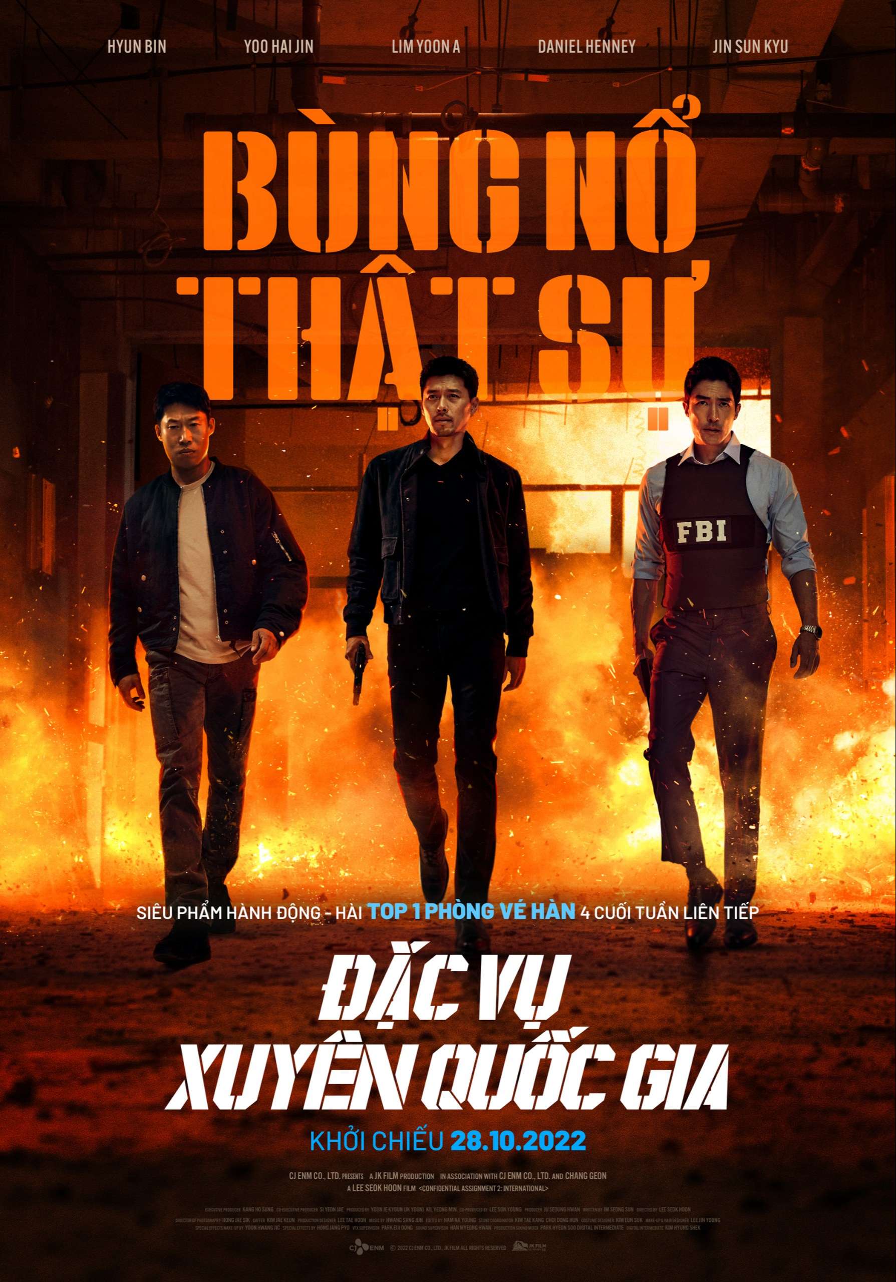 Poster Phim hành động Đặc vụ xuyên quốc gia với sự góp mặt của Hyun Bin
