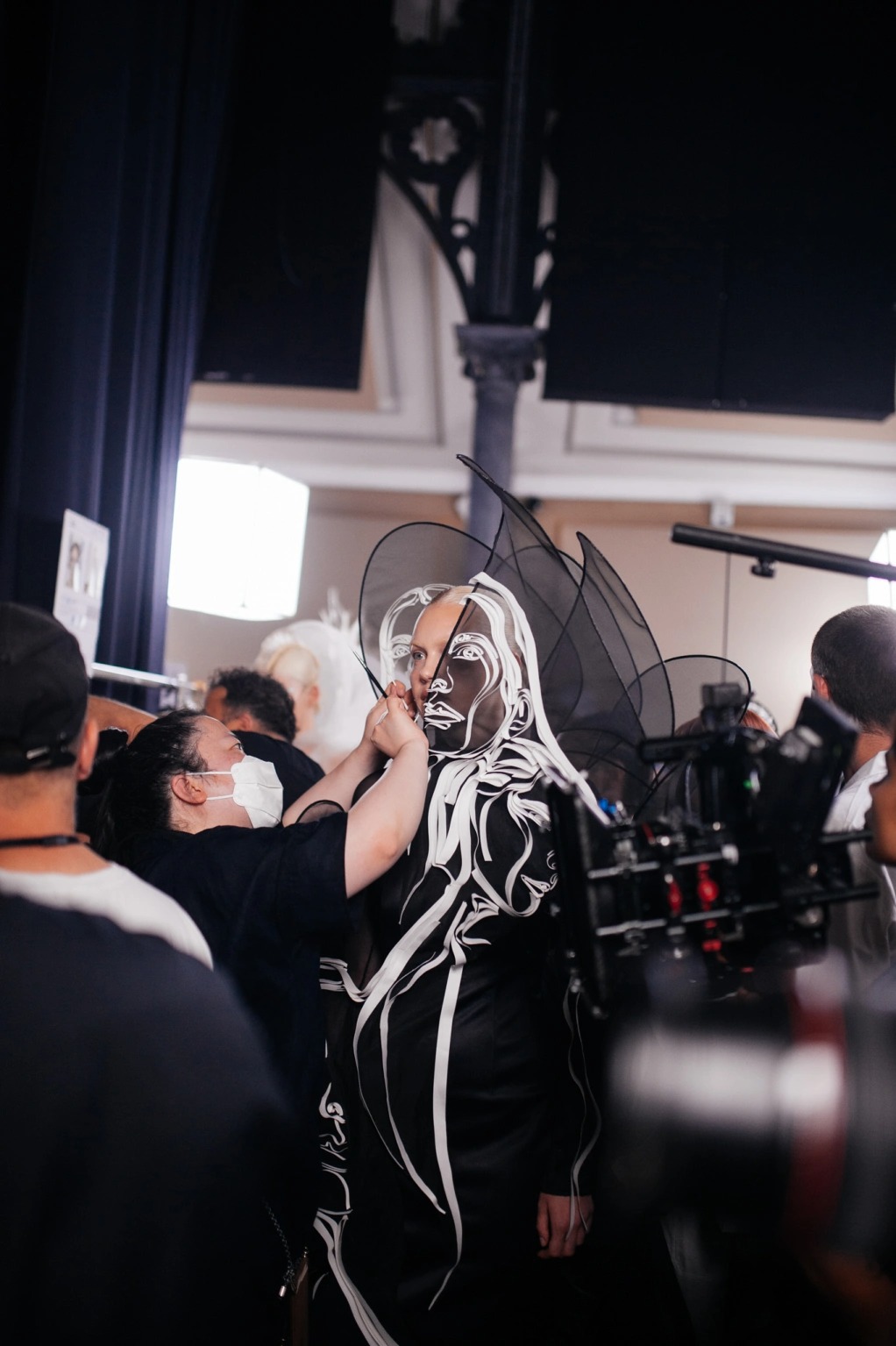 Iris van Herpen Couture Fall 2022 backstage