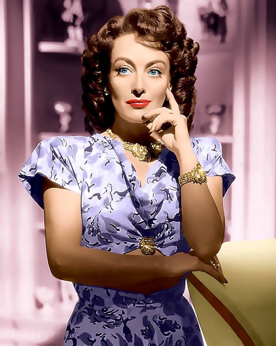 trang điểm mịn lì joan crawford