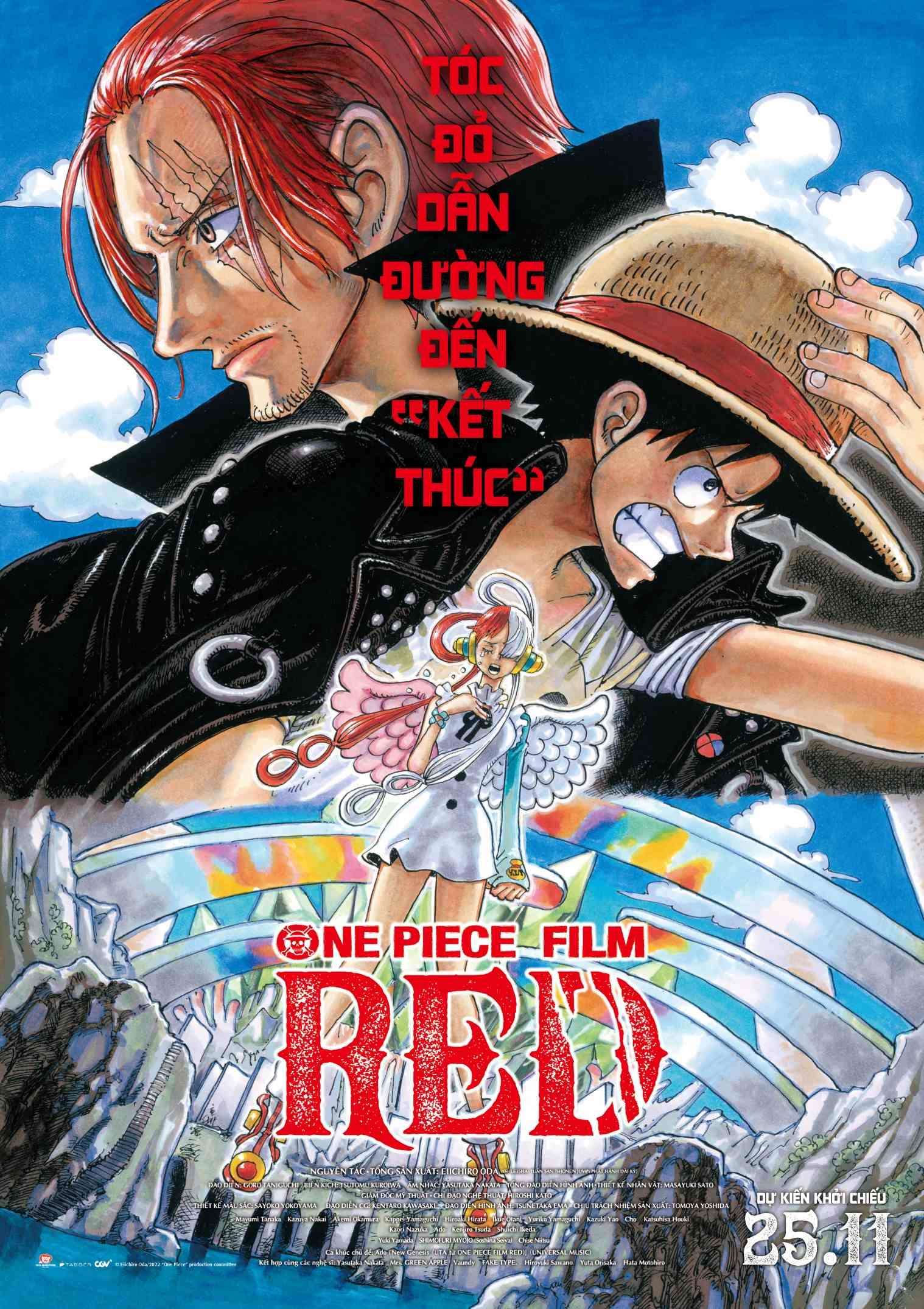 Poster One Piece Red