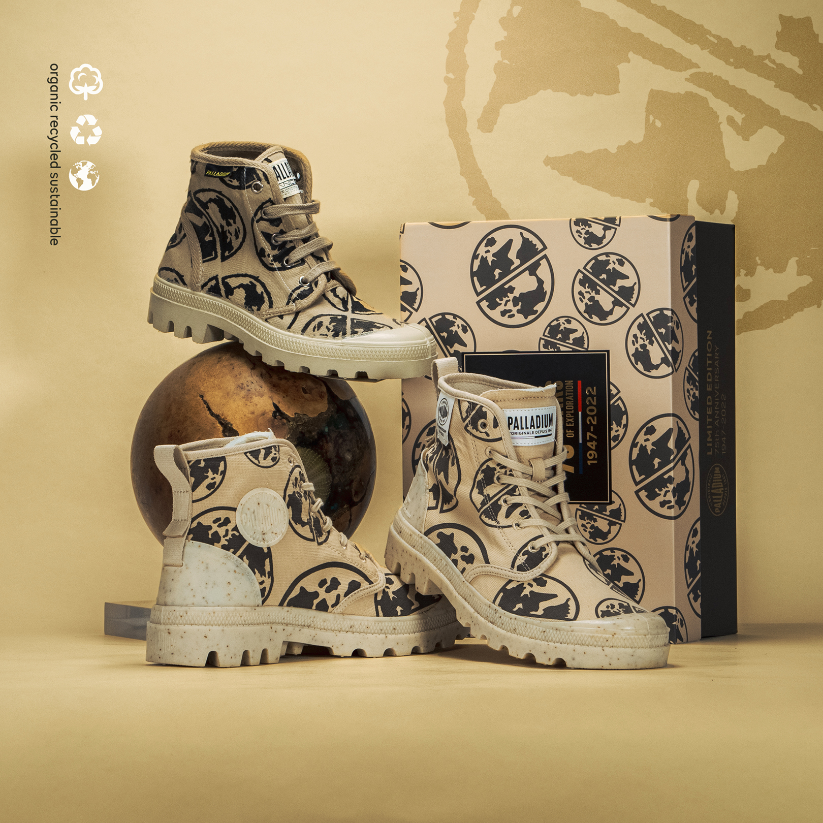 giày Palladium Pampa Eco-Versary 75th Earth