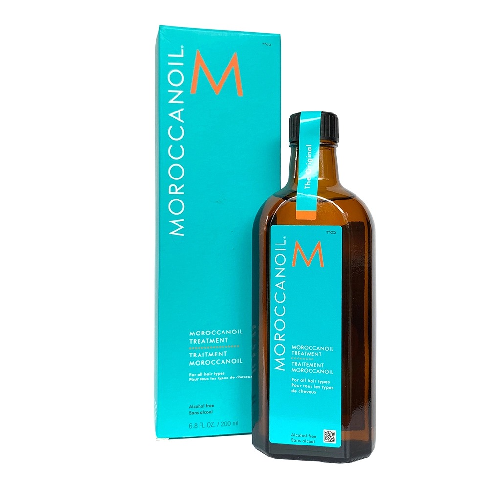 Búi tóc thấp Tinh dầu dưỡng Moroccanoil Treatment.