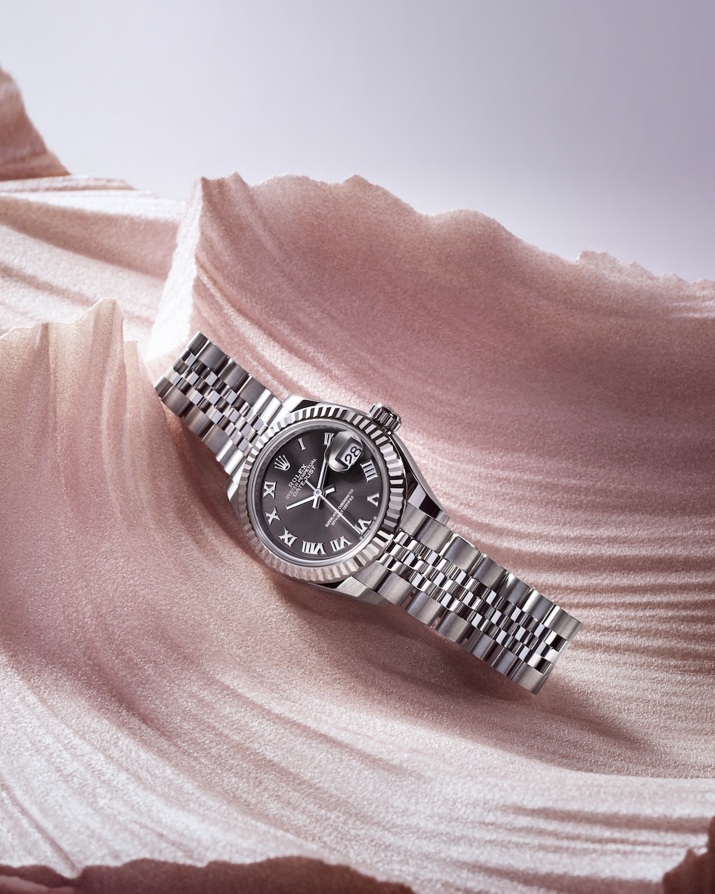 Đồng hồ Rolex Lady-Datejust phiên bản Rolesor trắng