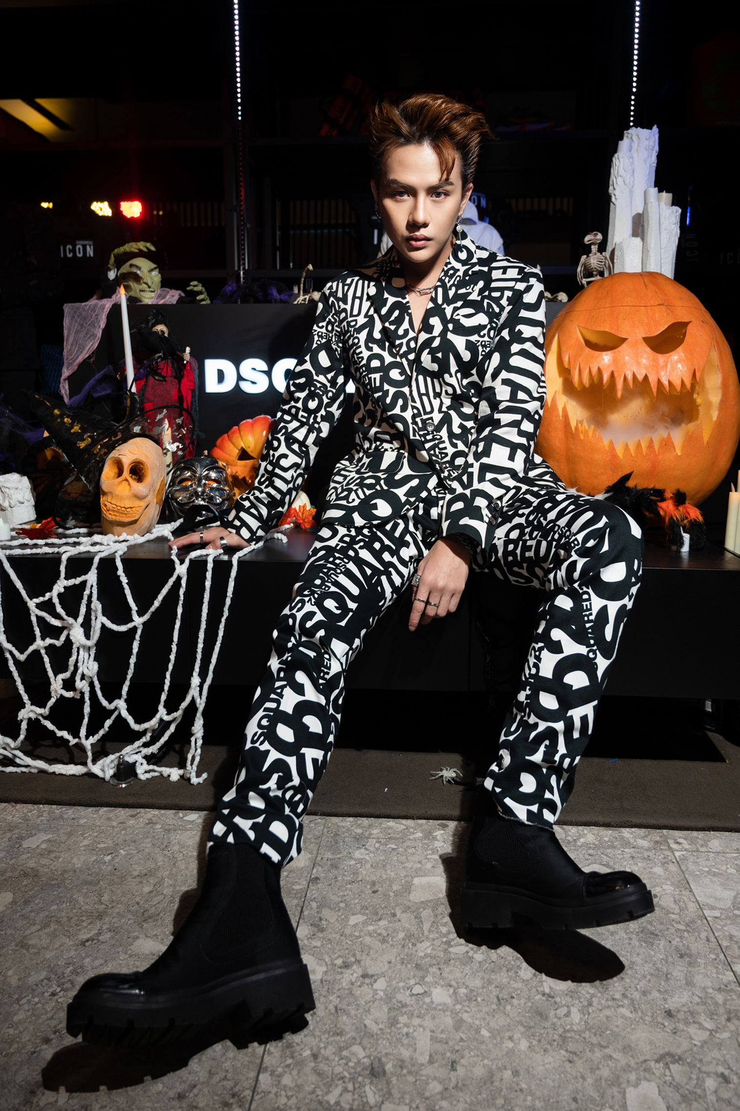 Duy Khánh DSQUARED2 Private Halloween Party 2022
