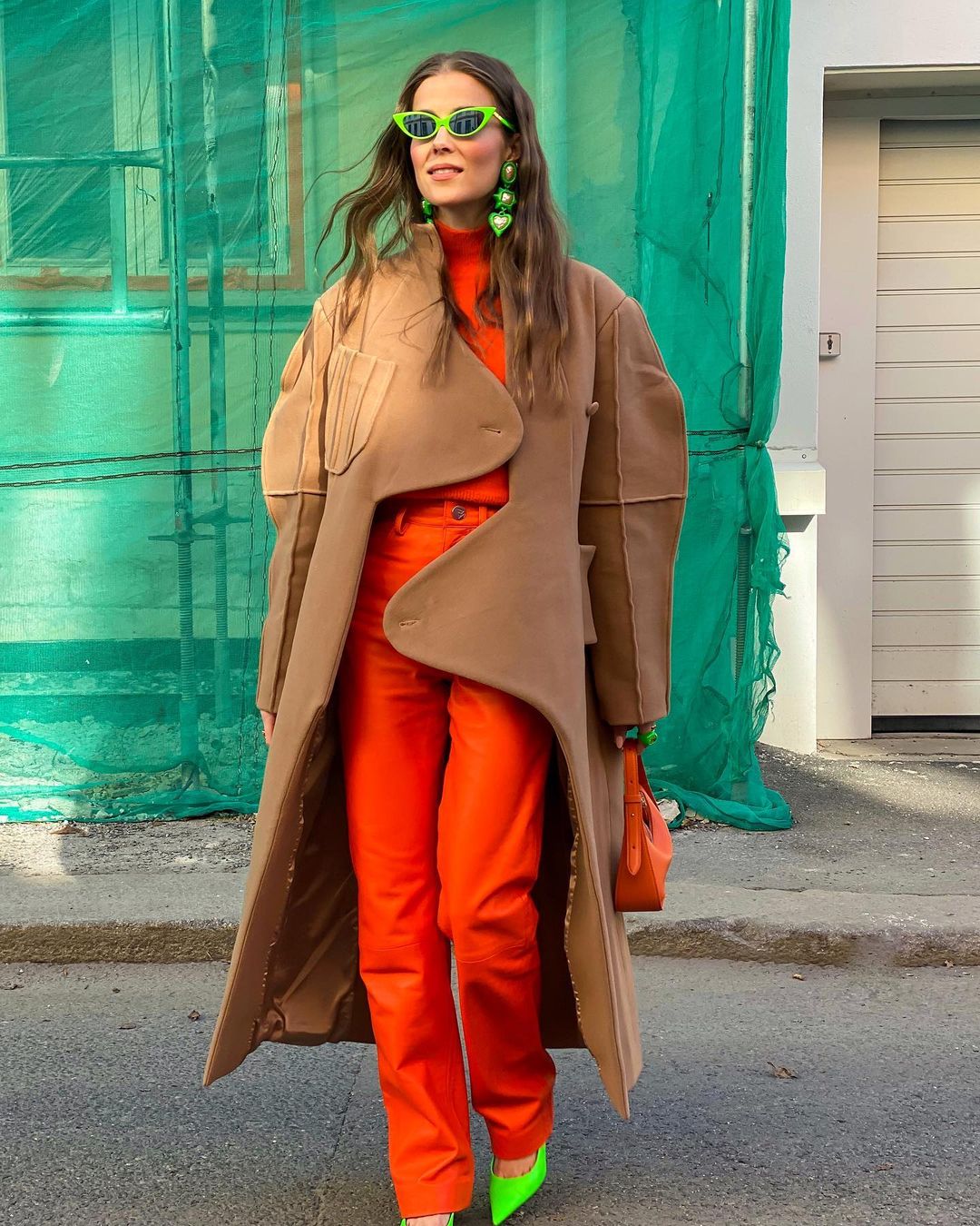 bản phối color blocking mùa Đông