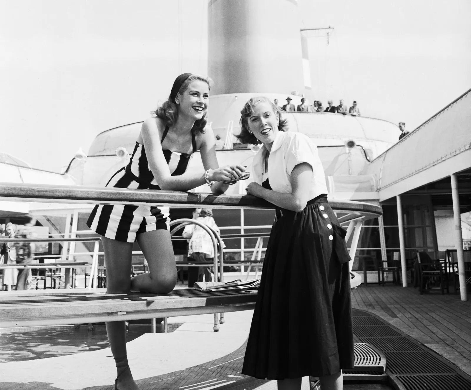 Grace Kelly và họa tiết kẻ sọc