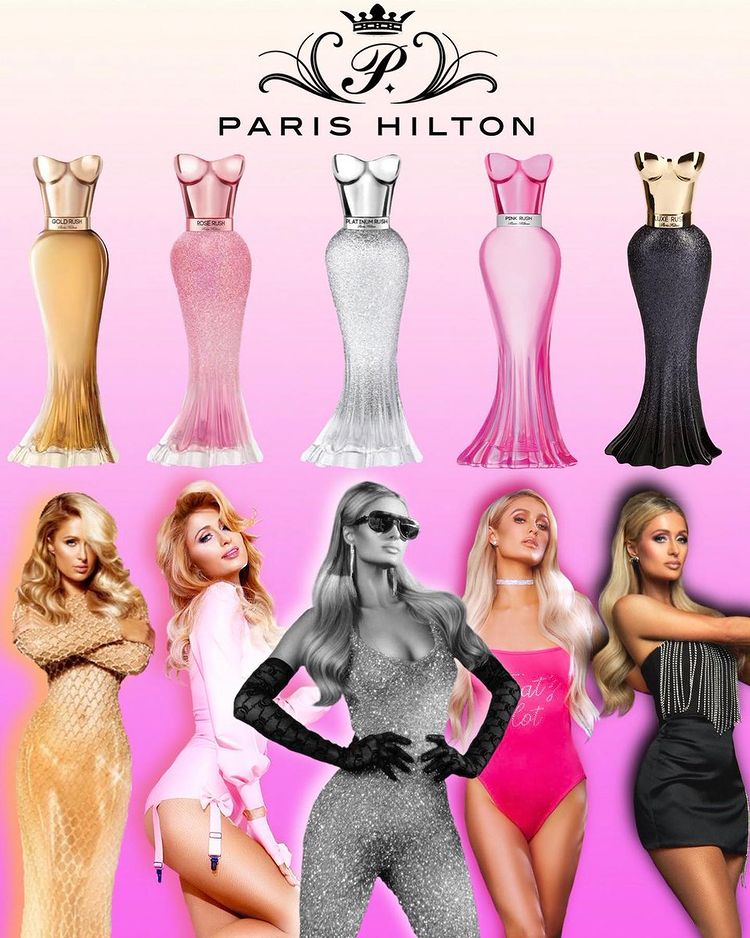 bộ sưu tập nước hoa của Paris Hilton