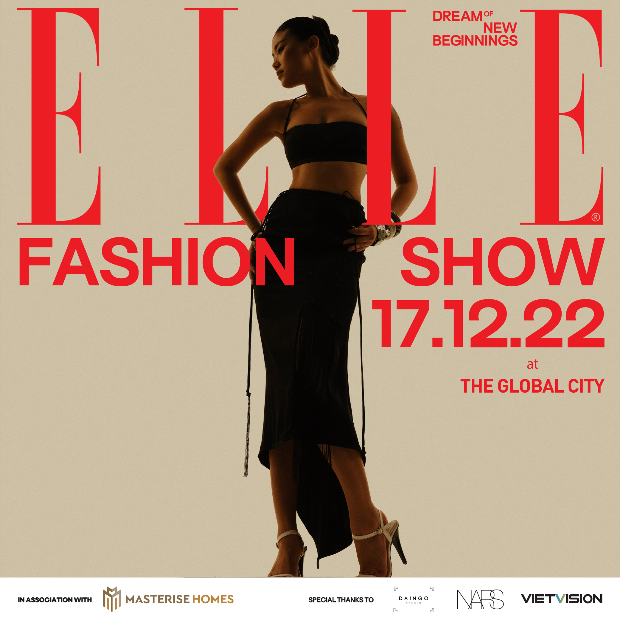 dàn người mẫu trong ELLE Fashion Show 2022