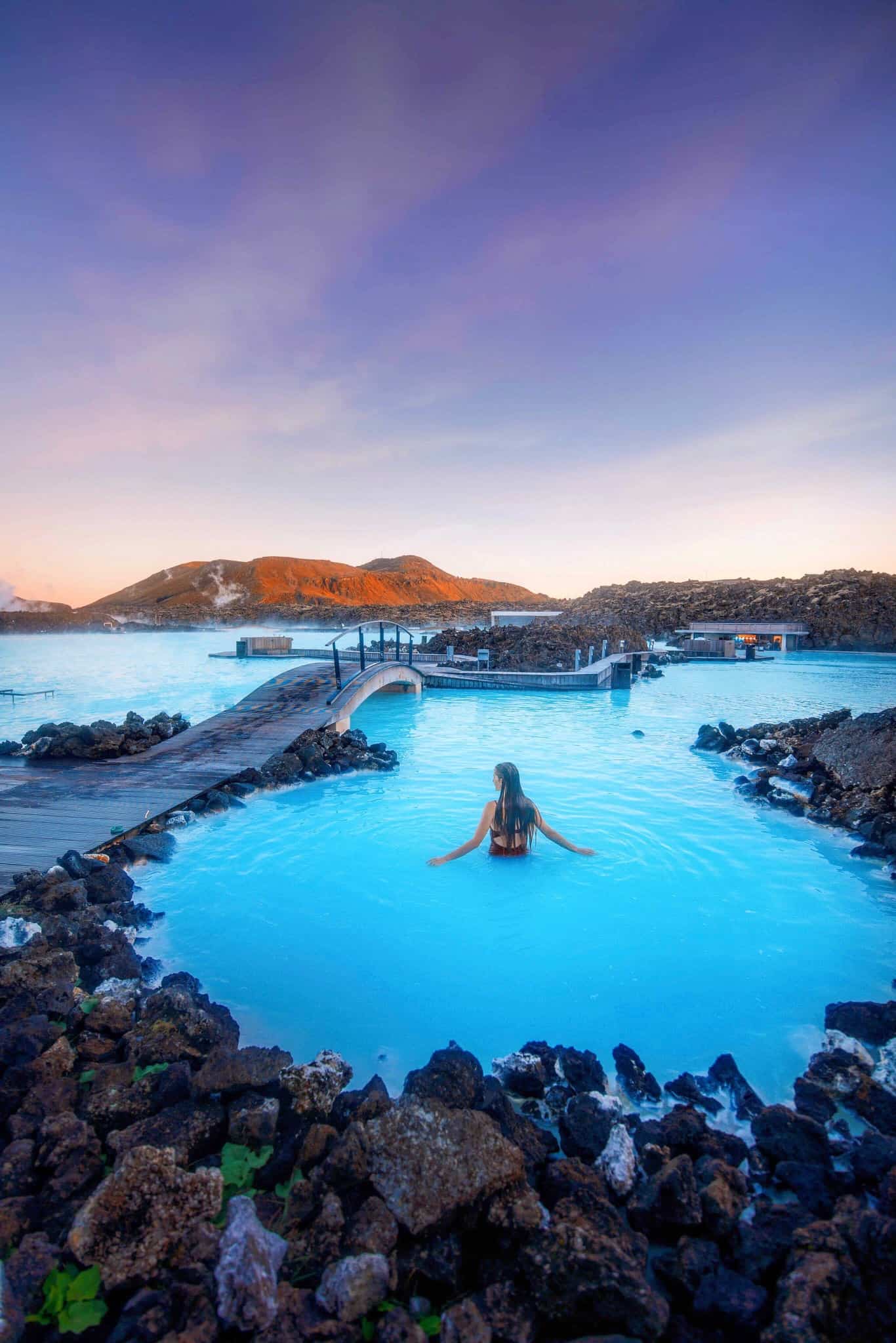 Du lịch mùa đông Iceland blue lagoon 