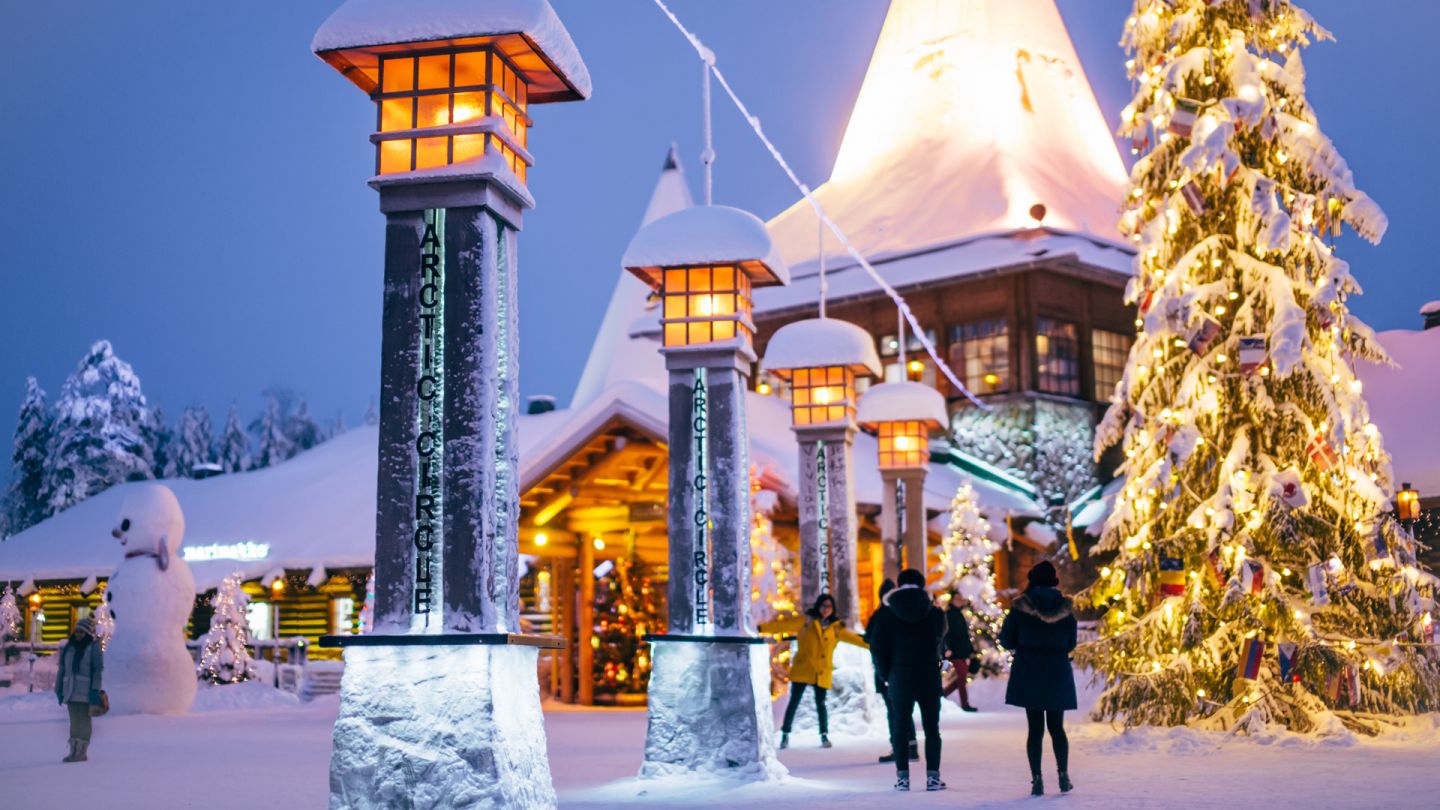 Du lịch mùa đông quê hương ông già noel lapland finland