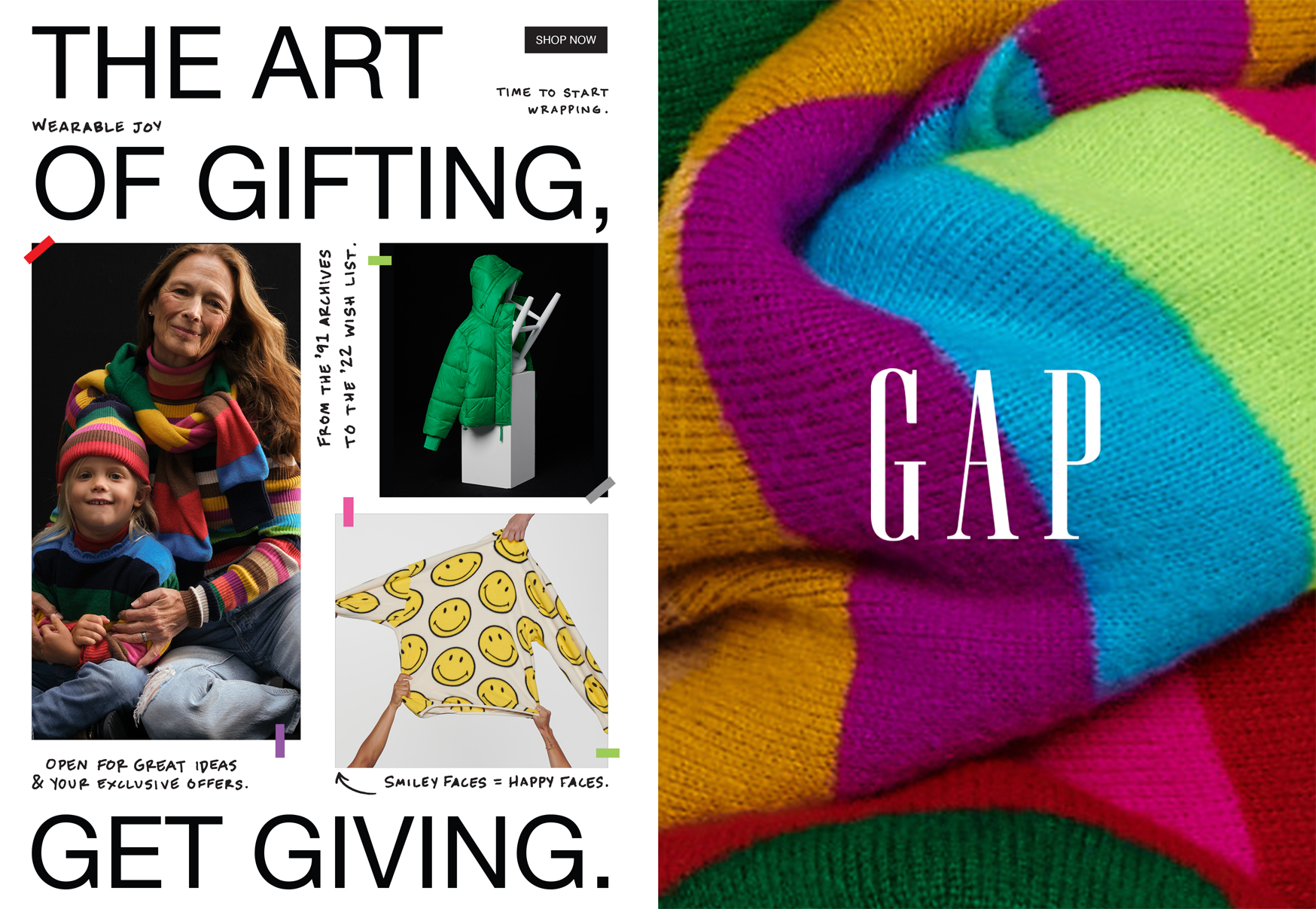 GAP THE ART OF GIFTING, GET GIVING