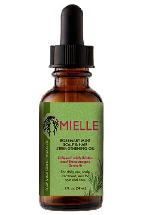 Dầu dưỡng tóc và da đầu Mielle Rosemary Mint Scalp & Hair Strengthening Oil.