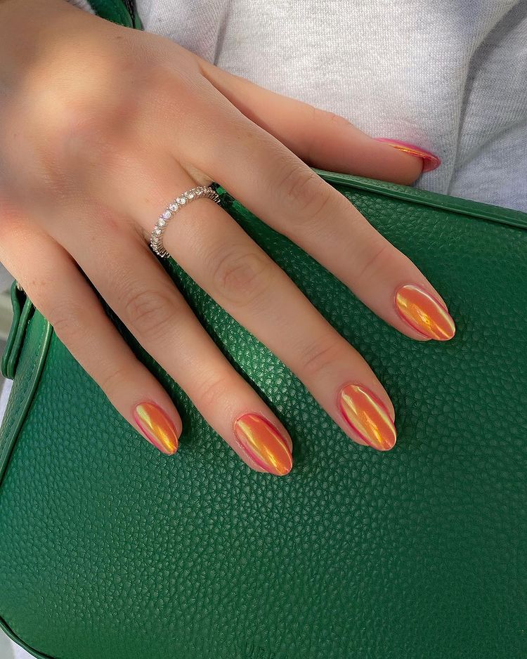 Nail tráng gương Nail tráng gương