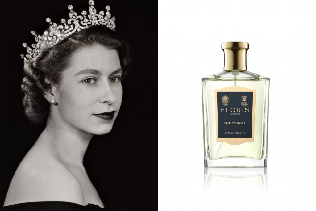 nước hoa của Nữ hoàng Elizabeth II: Floris London White rose