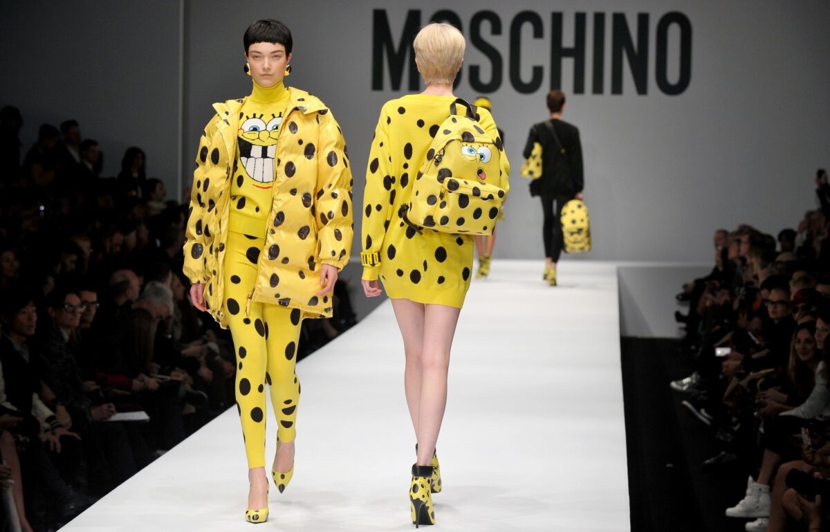 bst lấy ý tưởng pim hoạt hình của moschino