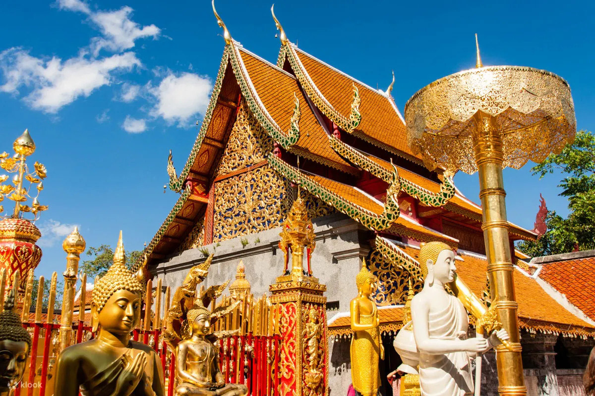 chùa phrathat doi suthep chiang mai thái lan
