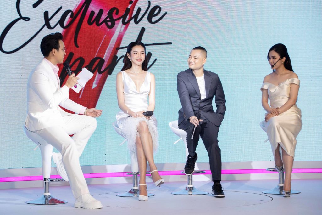 Nghệ sĩ Dzũng Yoko, Hoa hậu Thùy Tiên cùng chuyên gia trang điểm Quách Ánh chia sẻ về vẻ đẹp trong đêm sự kiện