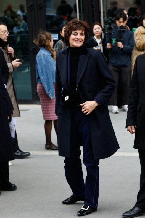 Nàng thơ Chanel một thời - Inès de La Fressange xuất hiện thời thượng ở tuổi 65. (Ảnh: Getty Images)