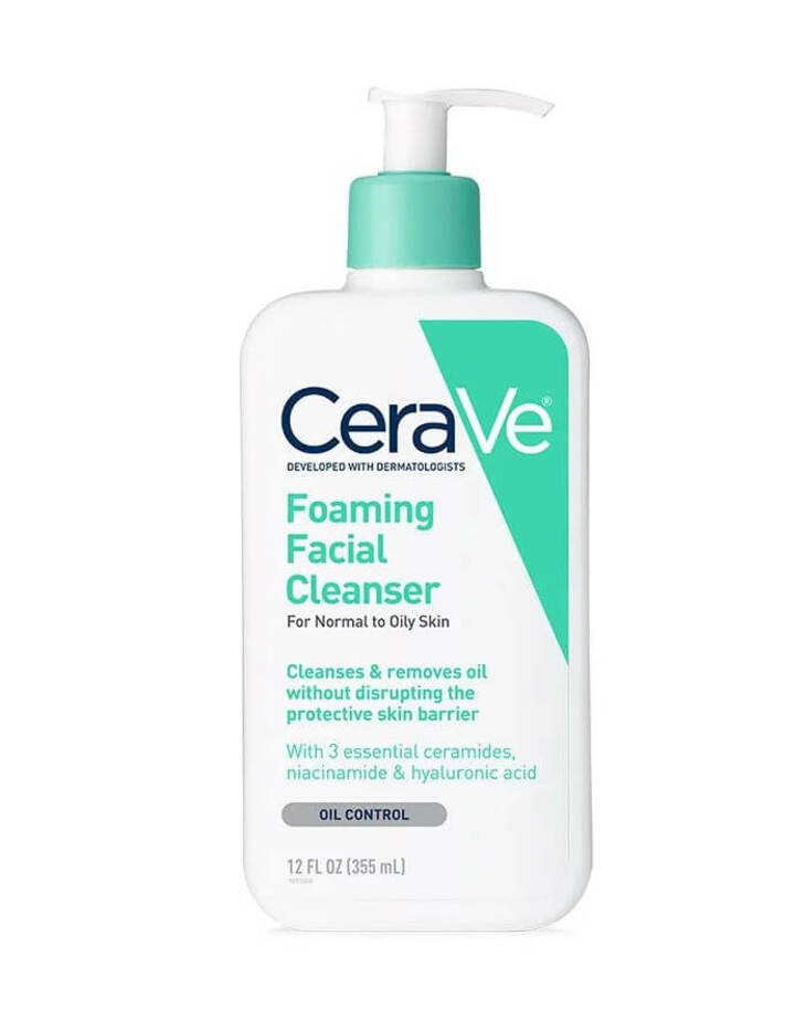 Sữa rửa mặt tạo bọt Cerave Foaming Facial Cleanser rất phu hợp cho da hồn hợp