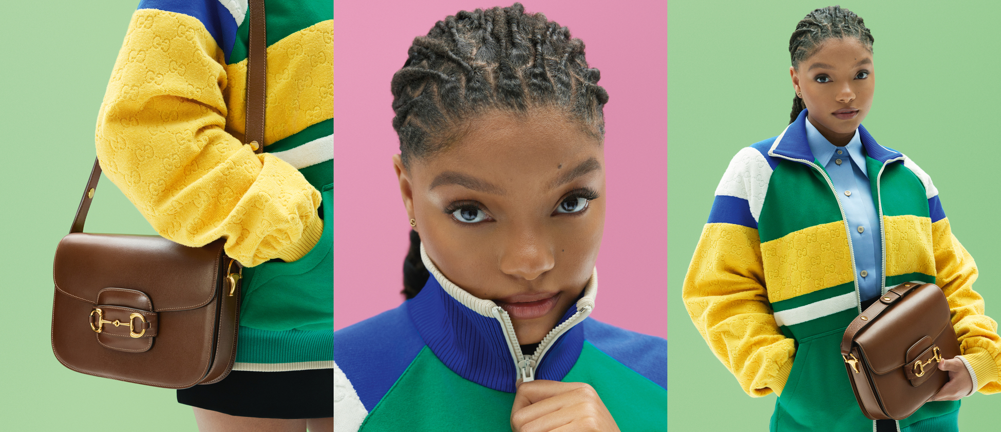 Halle bailey deo tui gucci horsebit 1955