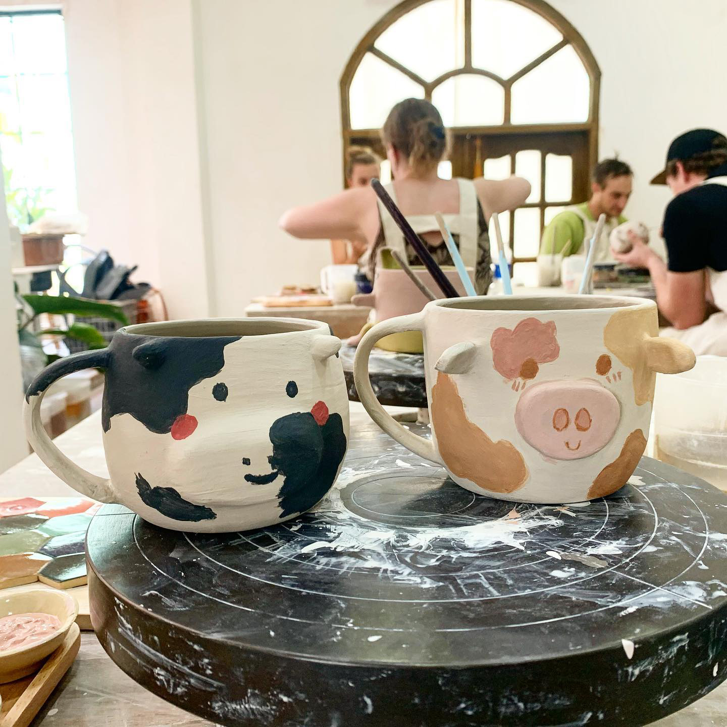 Workshop làm gốm tại Meow Pottery Workshop 