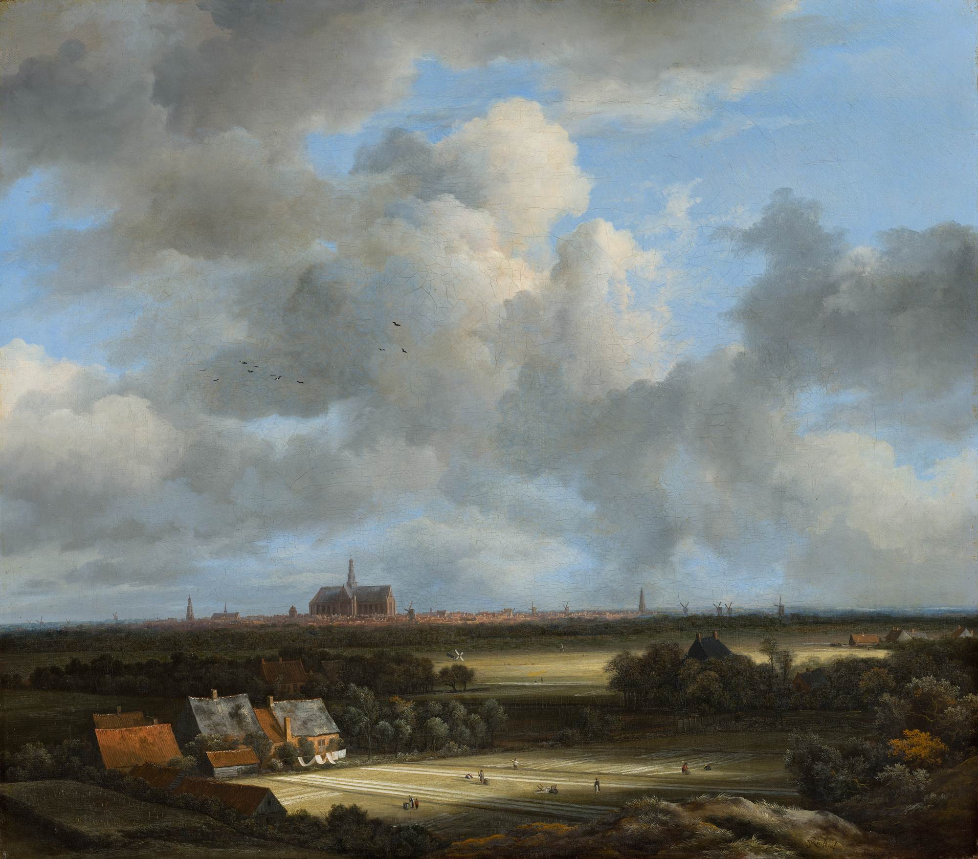 View of Haarlem with Bleaching Fields