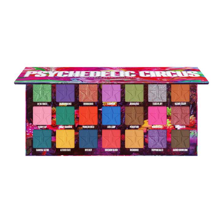 Bảng phấn mắt Jeffree Star Cosmetics Psychedelic Circus Palette.