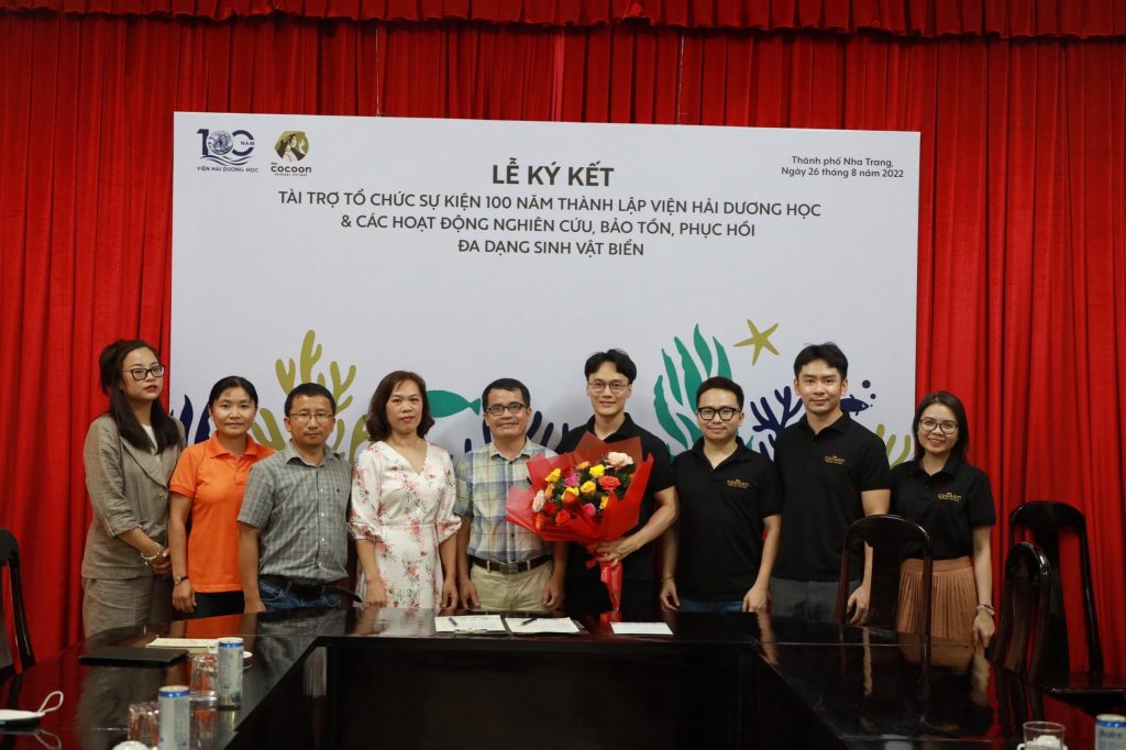 Lễ ký kết với Viện Hải dương học Nha Trang