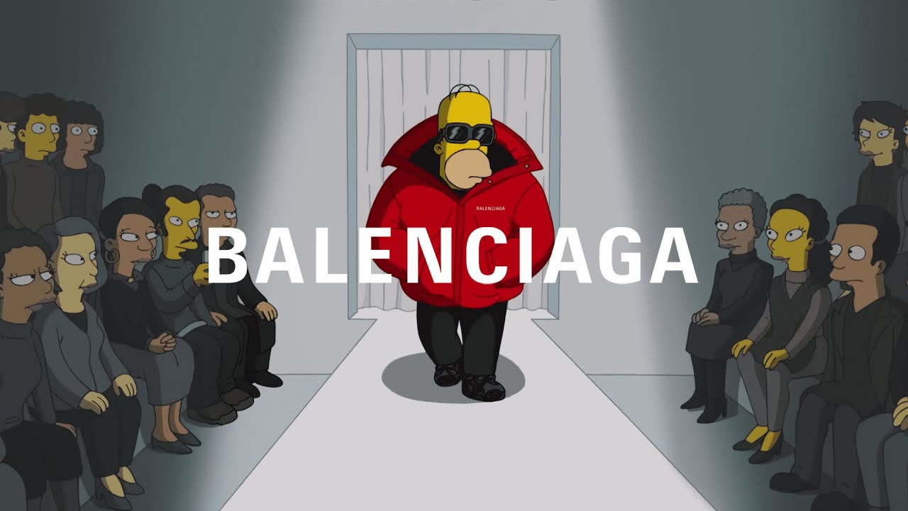 hoat hinh simpsons balenciaga