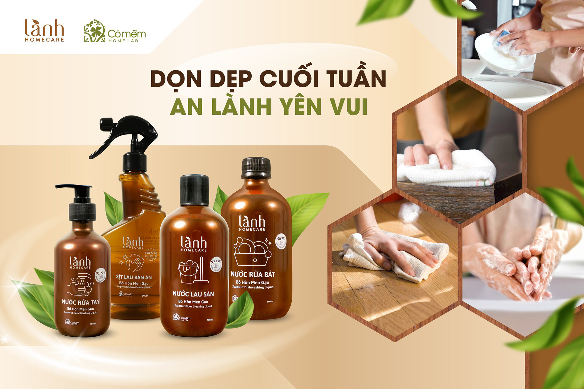 sản phẩm gia dụng lành homecare