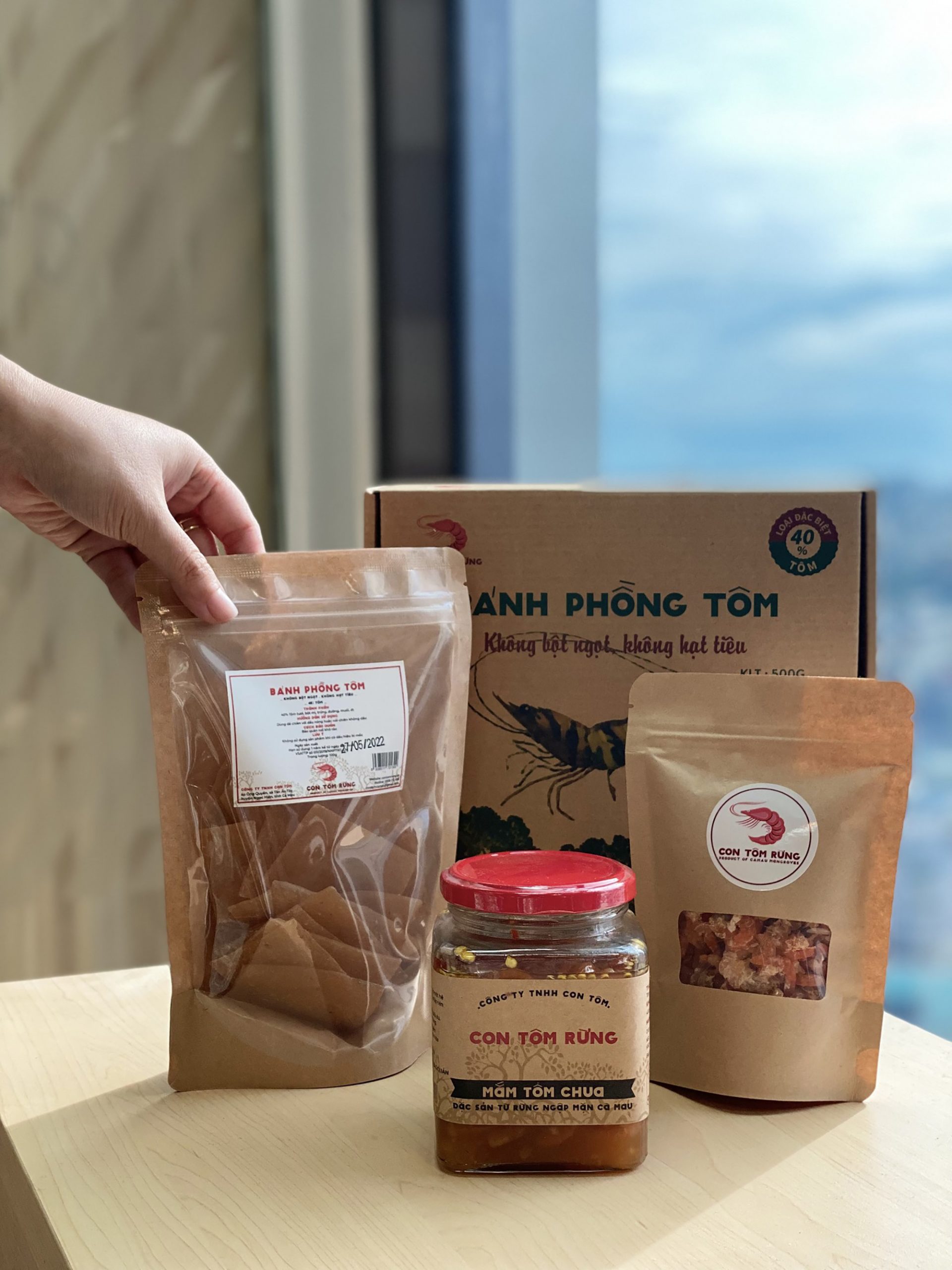 sản phẩm thực phẩm con tôm rừng