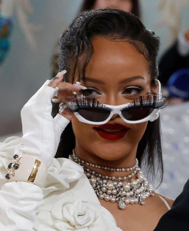 Phong cách độc đáo của Rihanna tại Mệt Gala 2023. Ảnh: Getty Images.