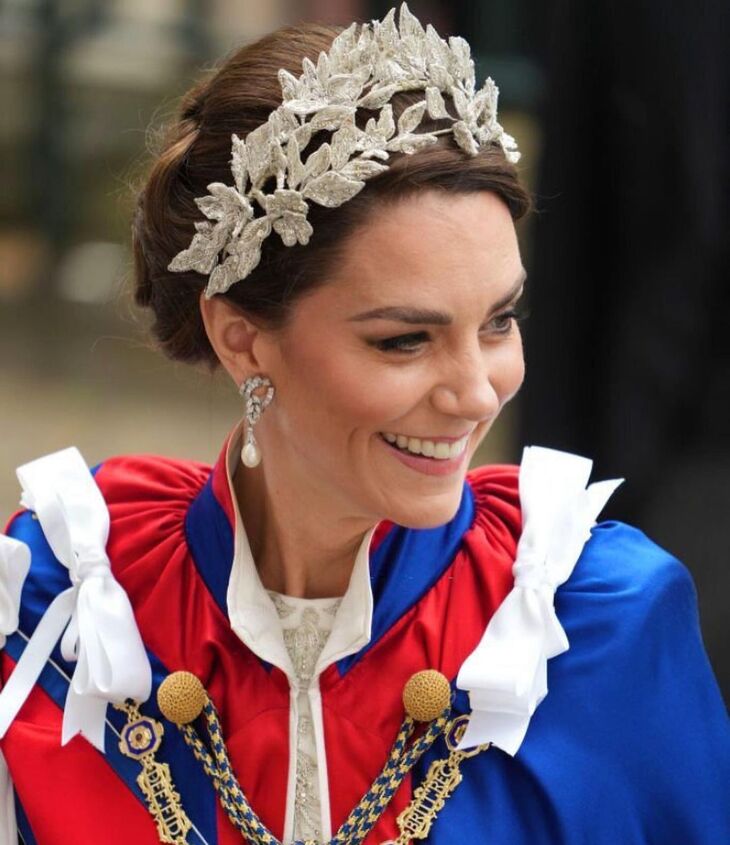 Kate Middletonp với lỗi trang điểm đậm khác với thường ngày. Ảnh: Getty Images.