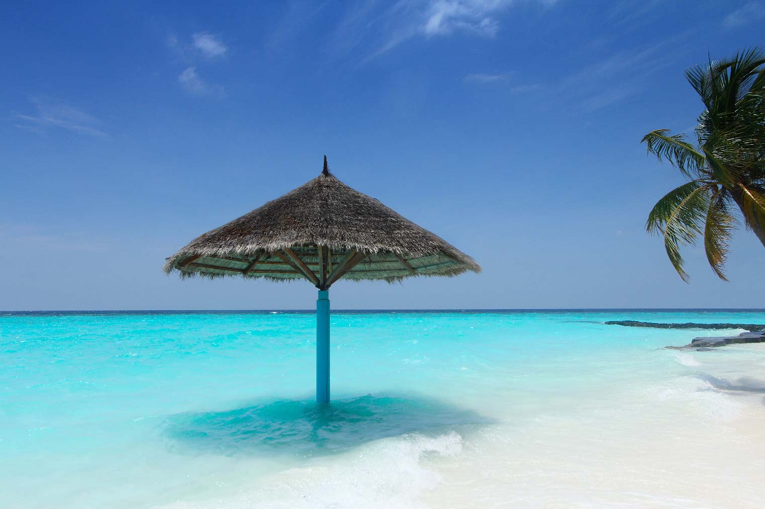 trắc nghiệm bãi biển maldives