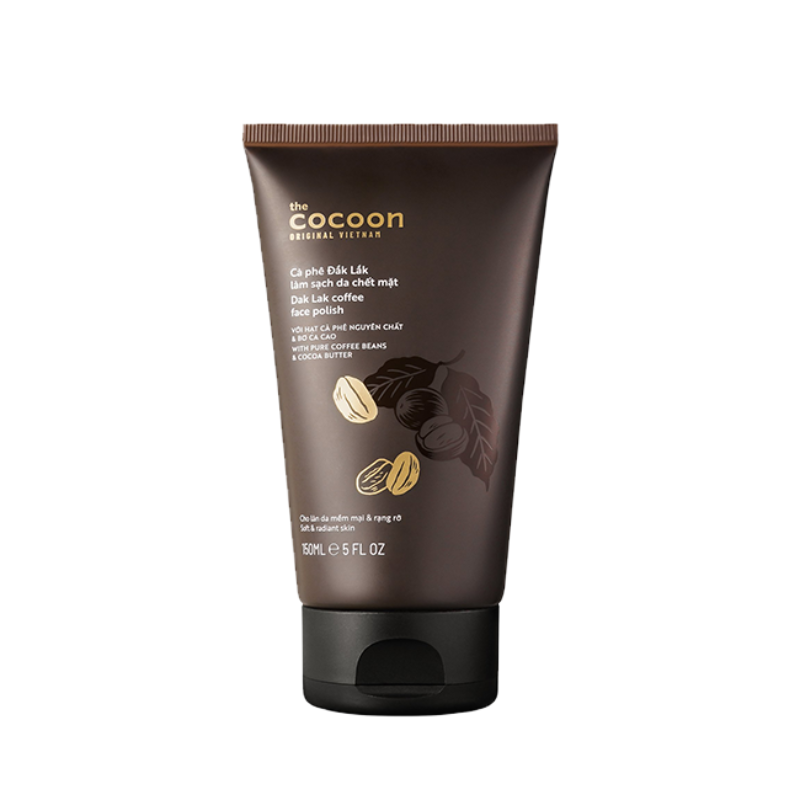 Tẩy da chết Cocoon giúp da mềm mại rạng rỡ.