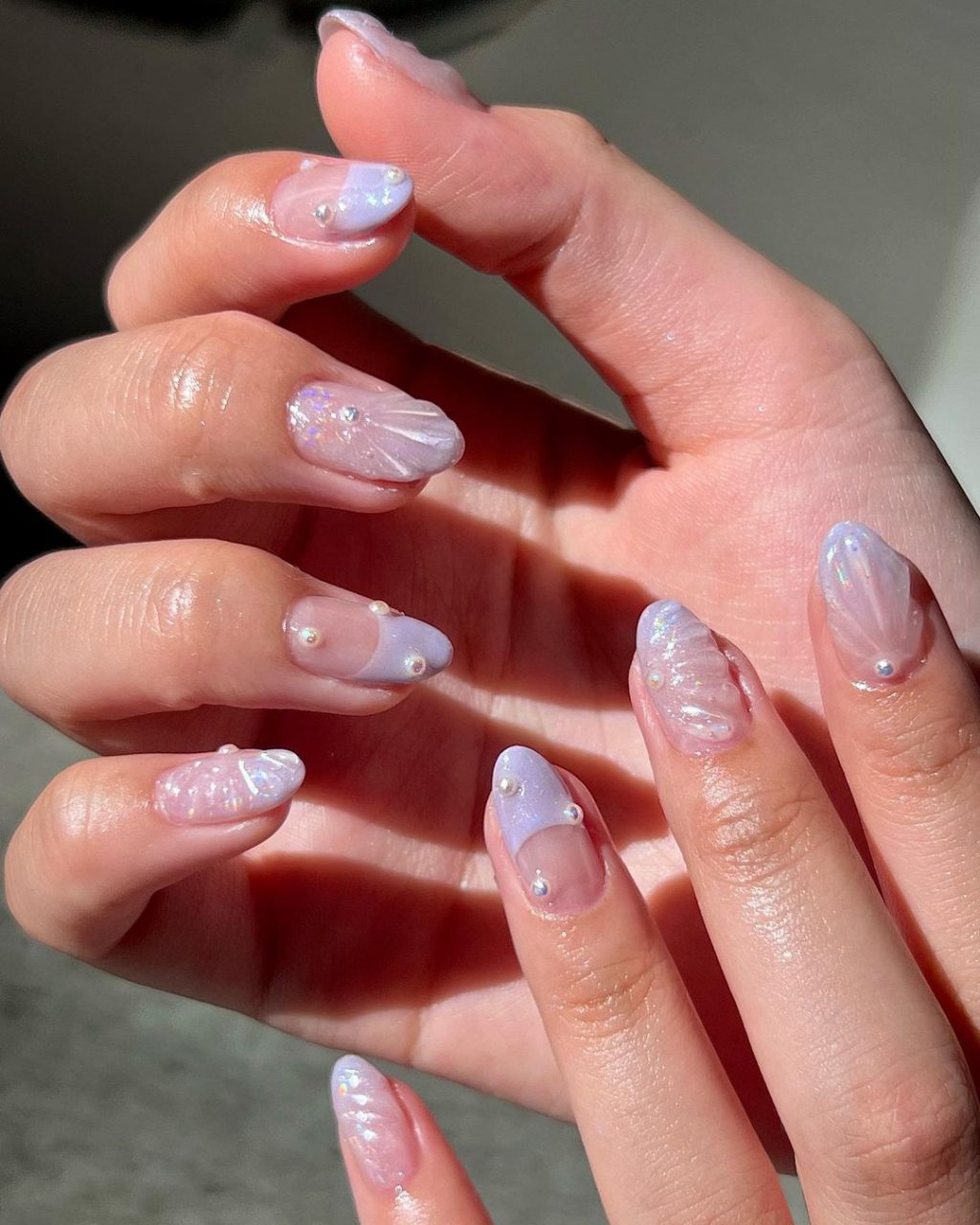mẫu nail tiên cá móng tiên cá