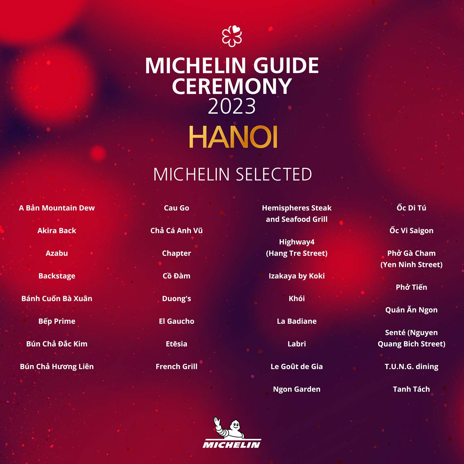 hanoi michelin selected