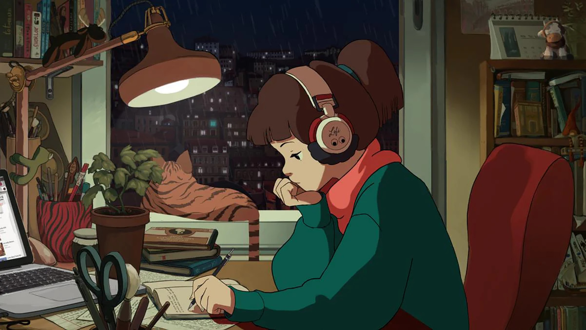 lo-fi nhân vật lofi girl