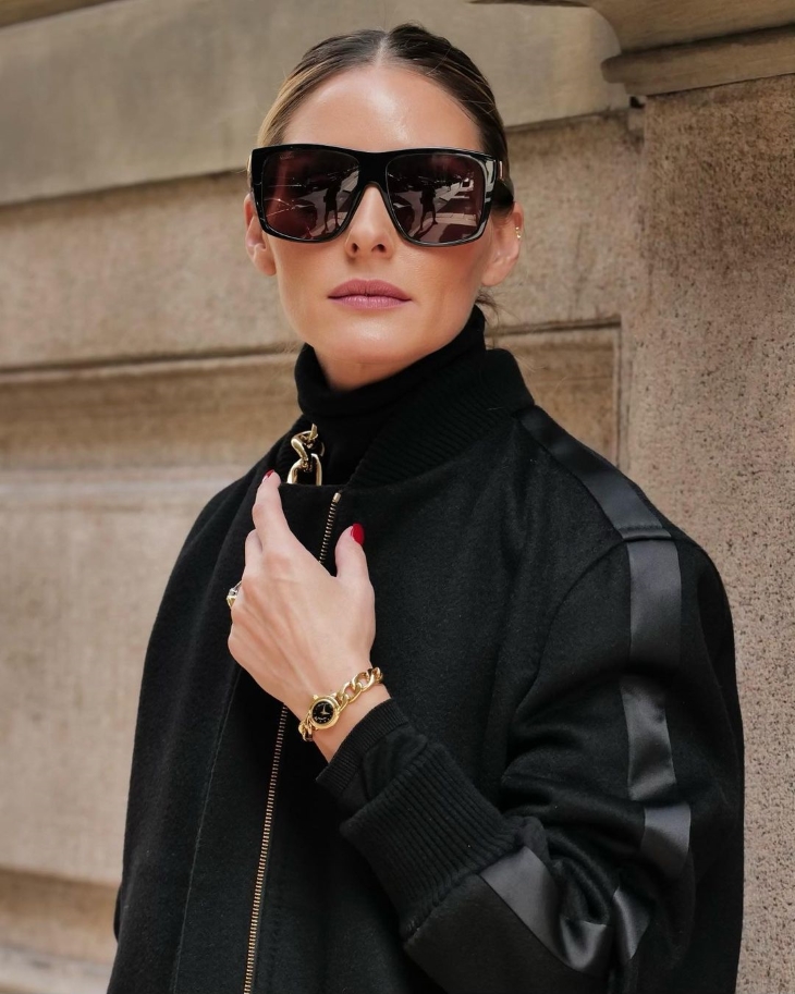 Olivia Palermo đeo kính mát cool ngầu - nha đam.