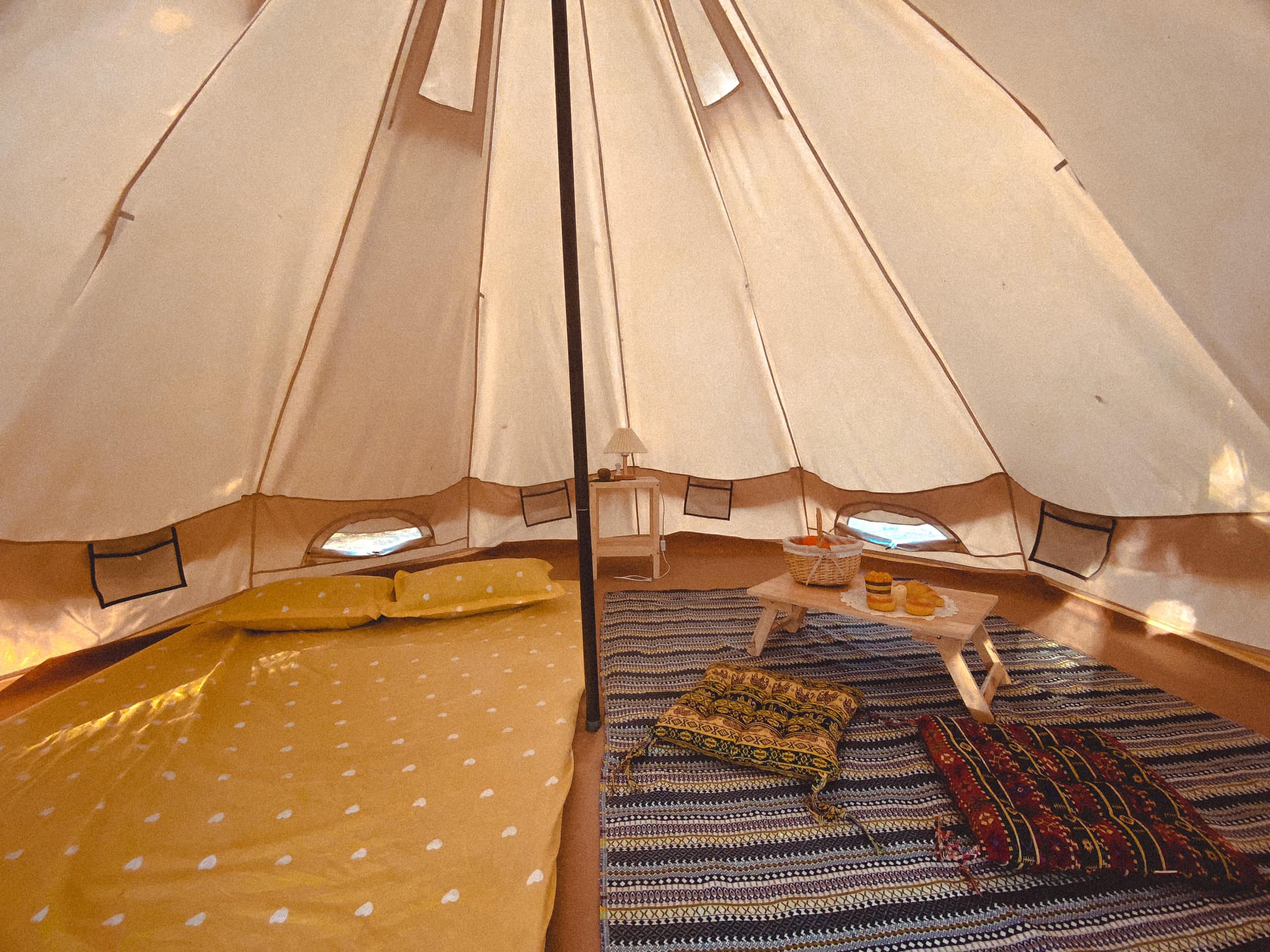 glamping tiện nghi