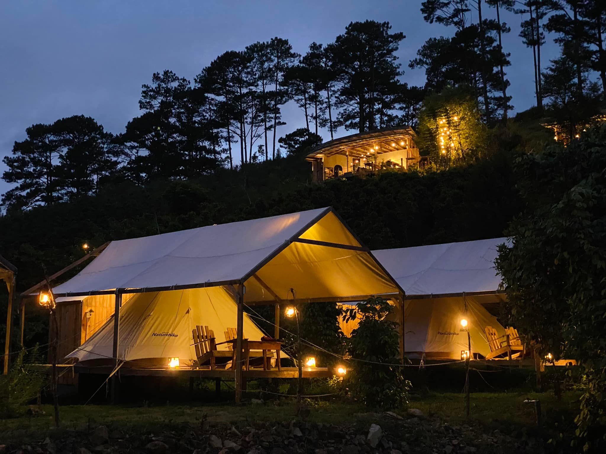 Twin Beans Farm glamping sang trọng