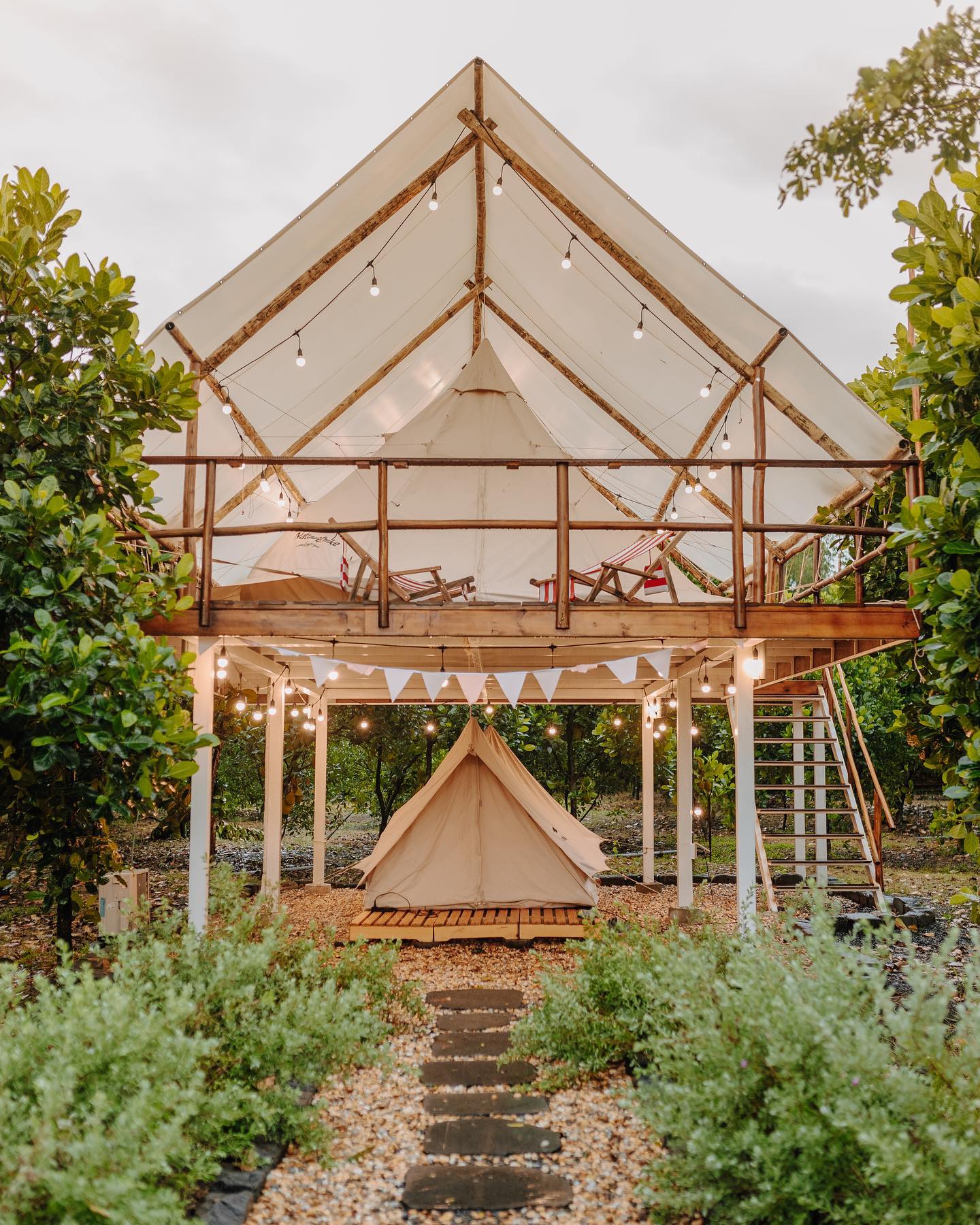 glamping tiện nghi