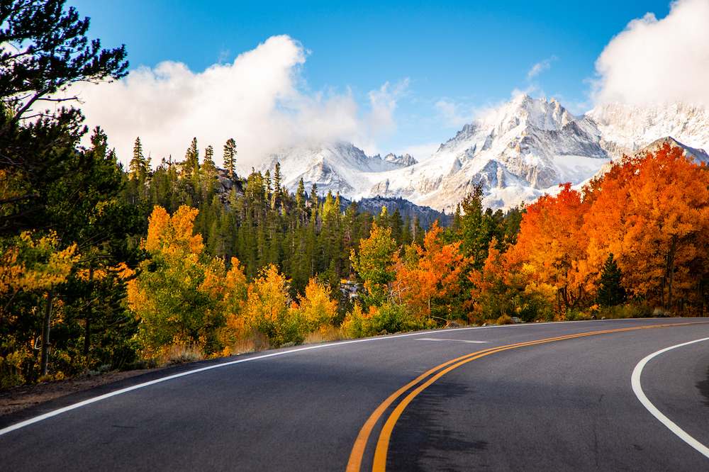 mammoth lakes địa điểm mùa thu 