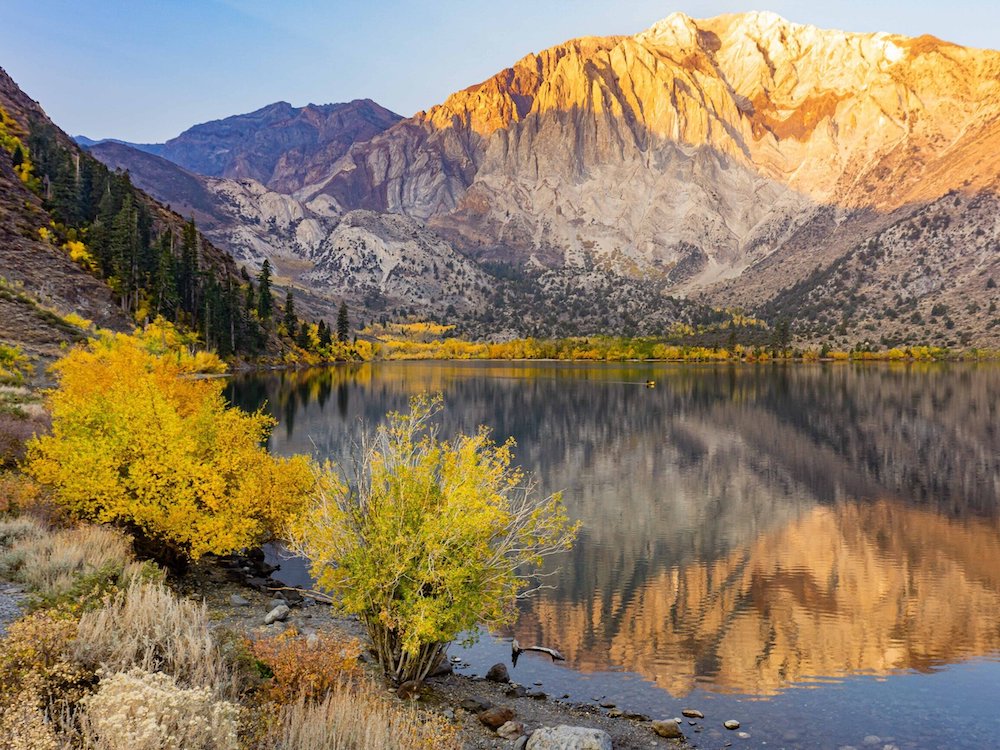 mammoth lakes địa điểm mùa thu